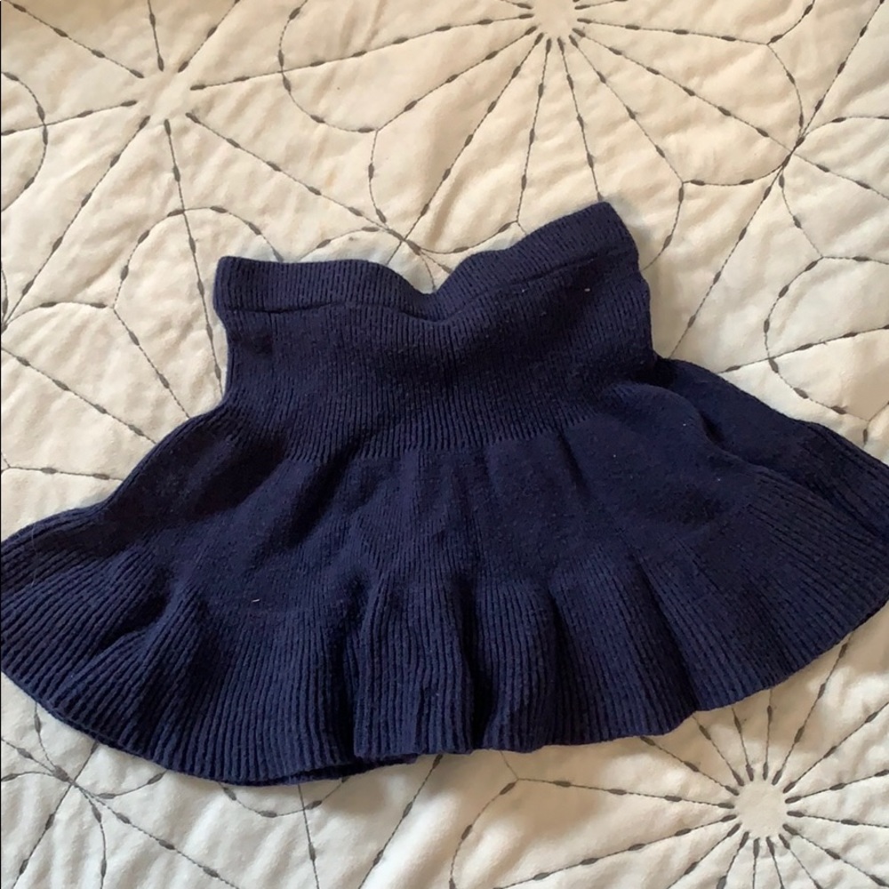 Navy baby gap sweater skirt